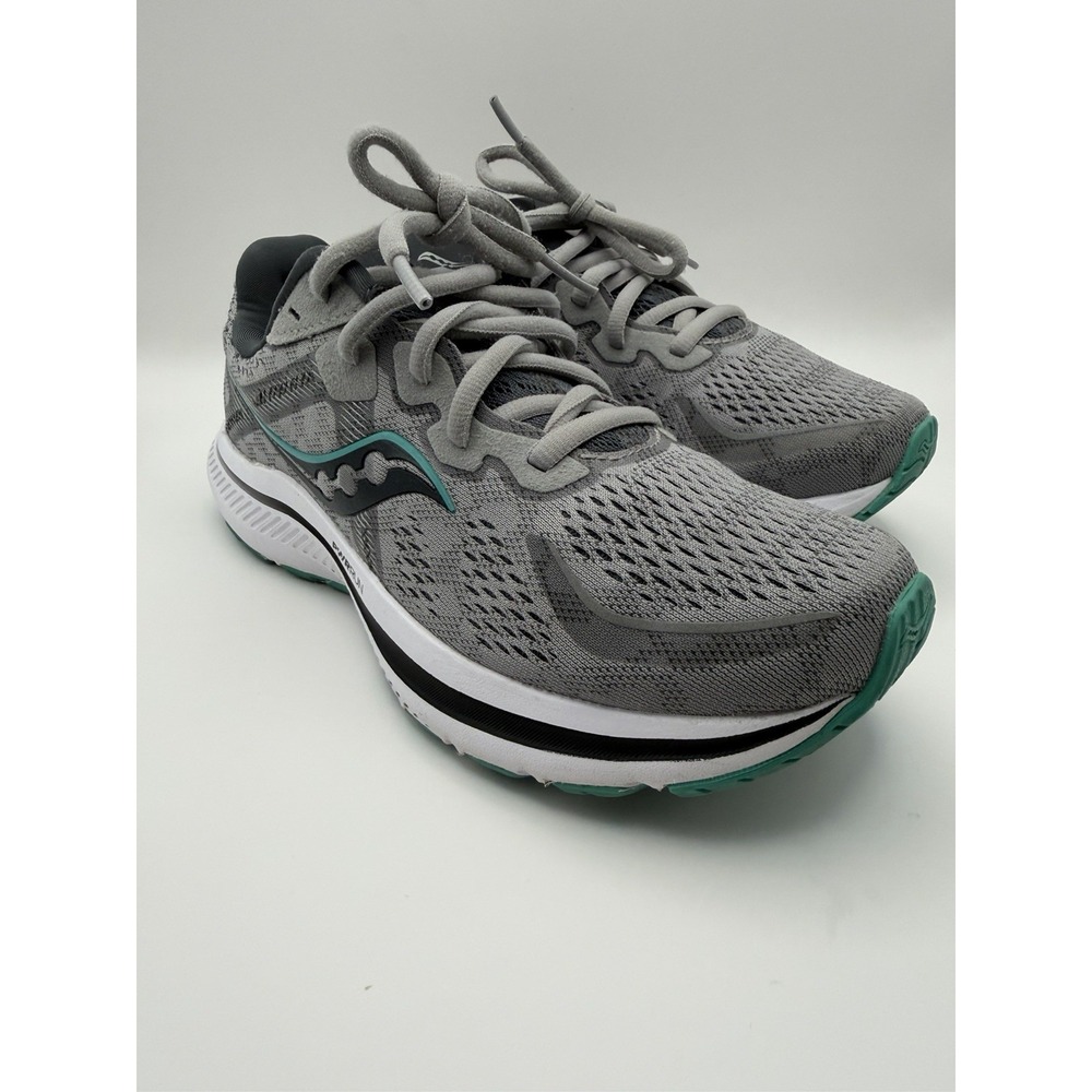 Saucony Omni 20 Women's Running Shoes Gray Jade Green Size 6.5 Stability